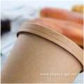 Disposable kraft paper bowl soup bowl